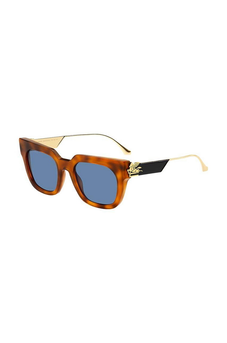Etro okulary przeciwsłoneczne damskie kolor brązowy ETRO 0027/G/S