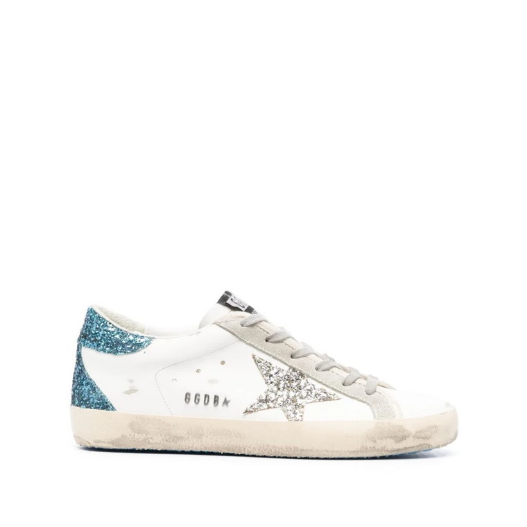 Srebrna Gwiazda Calf T Glitter Golden Goose