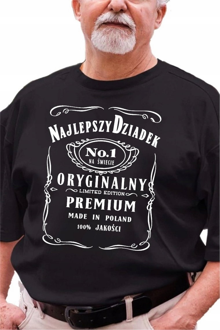 Koszulka z Nadrukiem na Dzień Dziadka Dziadek XL