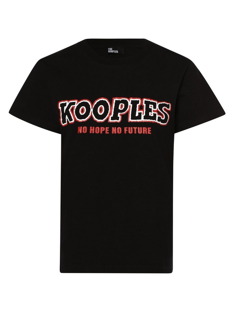 The Kooples - T-shirt damski, czarny