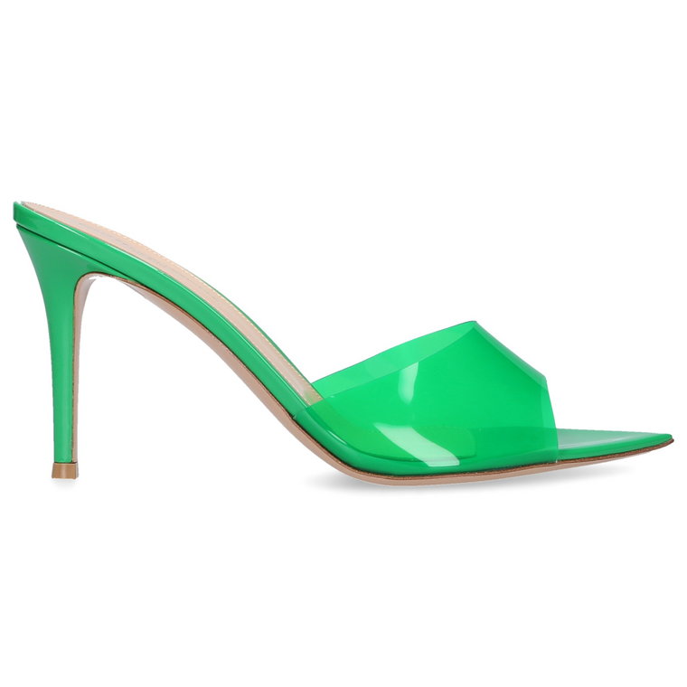 Gianvito Rossi Klapki ELLE 85 PVC