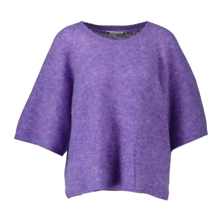 Sweter z Okrągłym Dekoltem, Wygodny Pullover Co'Couture