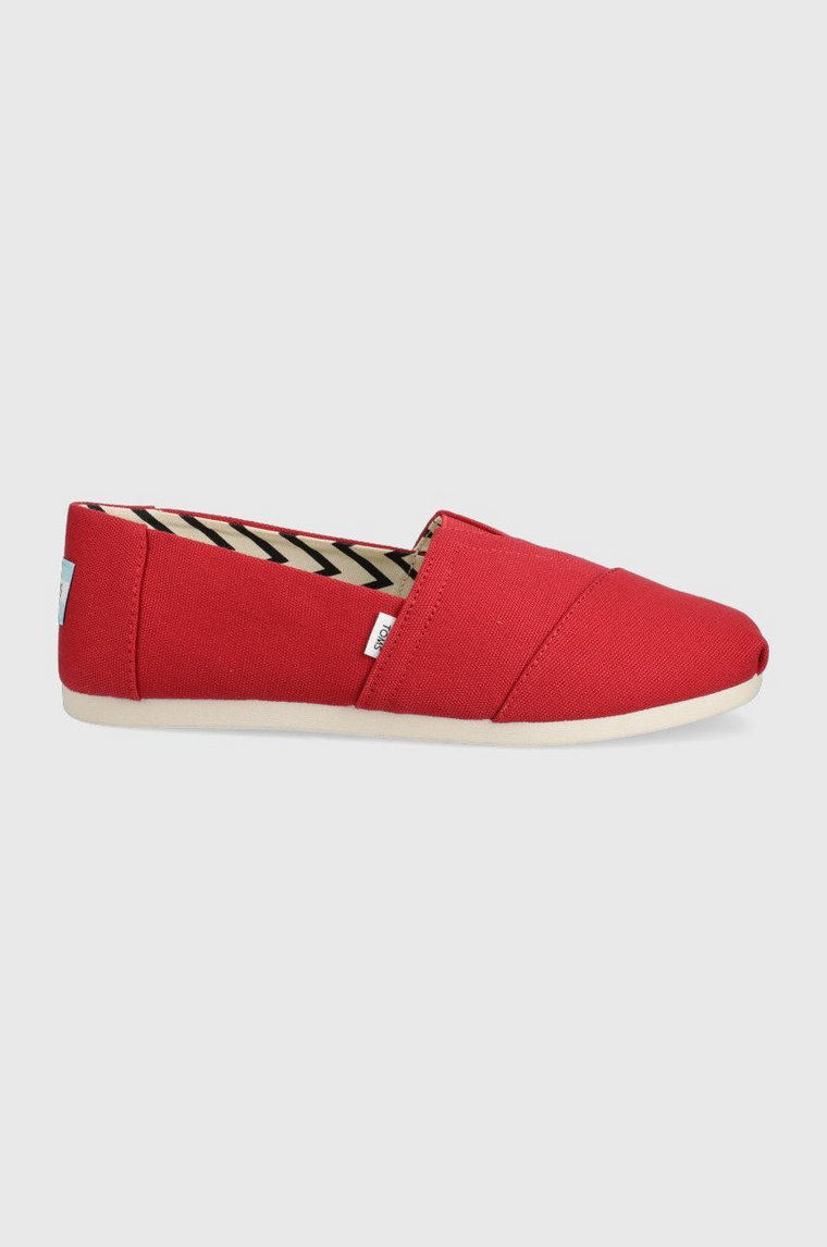 Toms espadryle Alpargata kolor czerwony