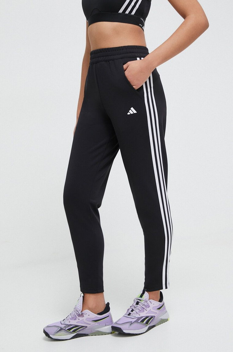 adidas Performance spodnie treningowe Training Essentials kolor czarny z aplikacją HZ5646