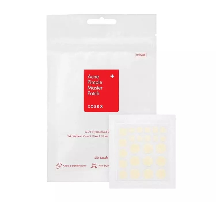 COSRX ACNE PIMPLE MASTER PATCH GOJĄCE PLASTRY NA WYPRYSKI 24 SZT.