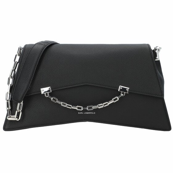 Karl Lagerfeld Seven Torba na ramię Skórzany 35 cm black