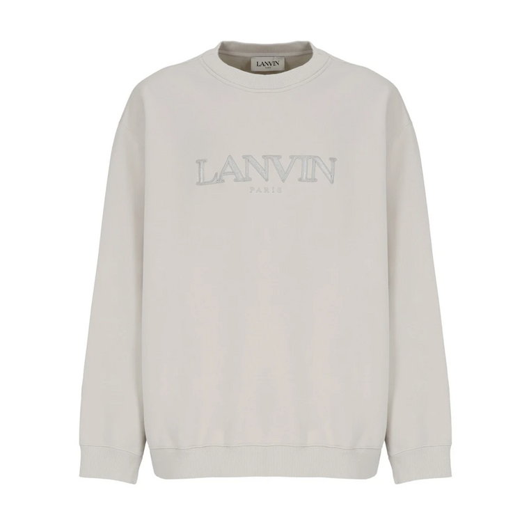 Mastykszary Bawełniany Sweter Lanvin