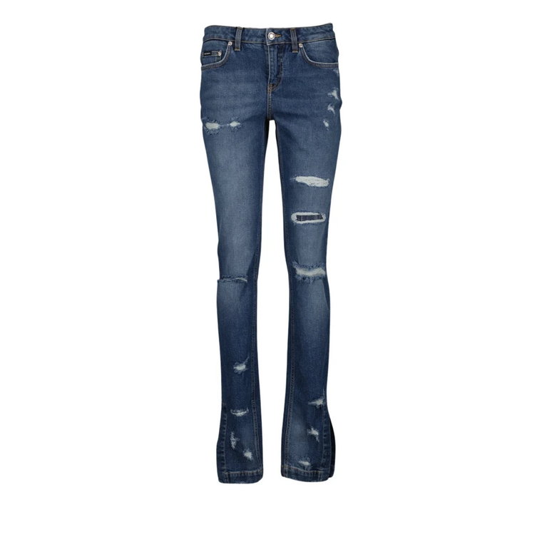 Boot-Cut Distressed Denim Jeans Dolce & Gabbana