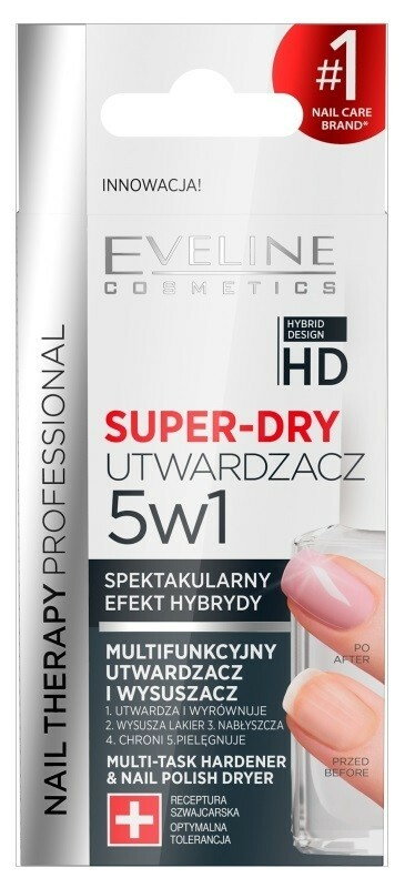 Eveline Nail Therapy - utwardzacz i wysuszacz do paznokci 5w1 12ml