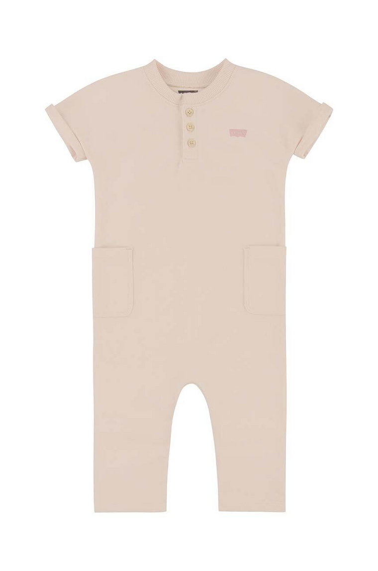 Levi's rampers niemowlęcy LVN SS HENLEY COVERALL
