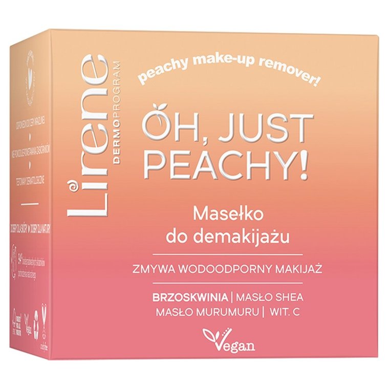 Lirene, Oh Just Peachy! masełko do demakijażu, 45 g