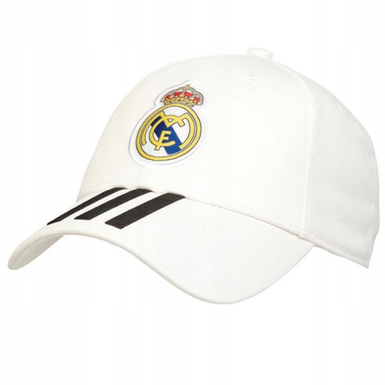 Biała czapeczka z daszkiem Real Madryt Adidas Osfm