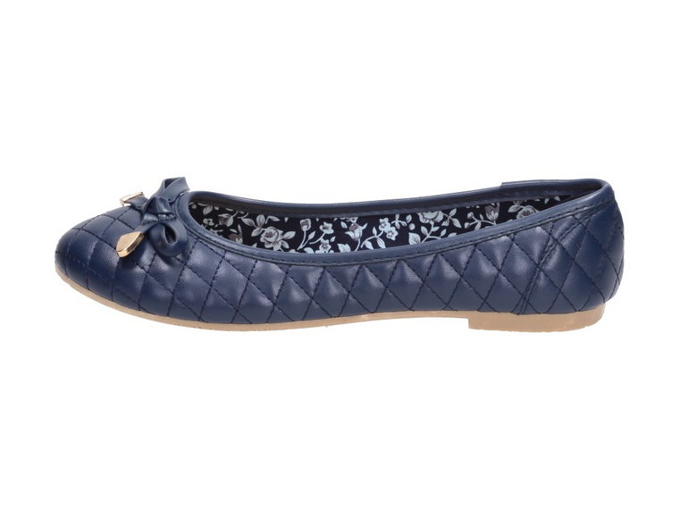 Granatowe baleriny, buty damskie Sabatina 104