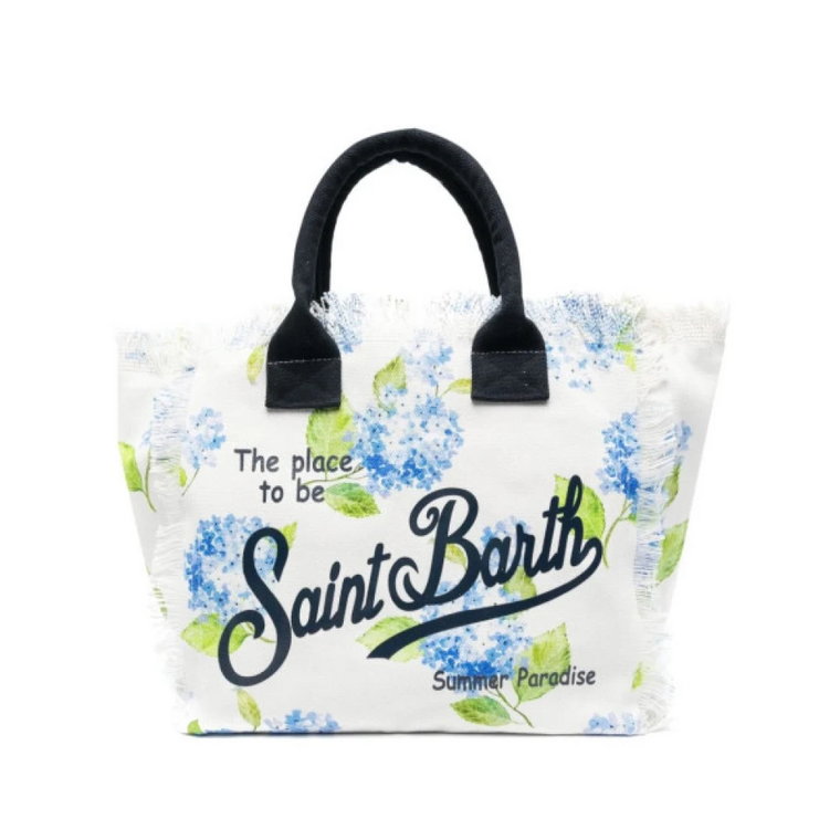 Frędzlowana torba bawełniana Vanity MC2 Saint Barth