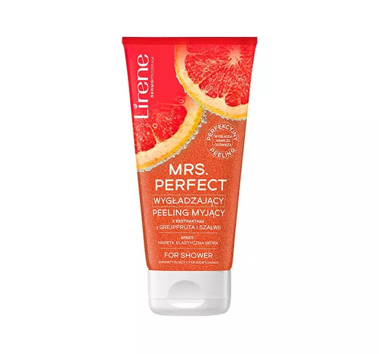 LIRENE MRS PERFECT WYGŁADZAJĄCY PEELING MYJĄCY Z EKSTRAKTAMI Z GREJPFRUTA I SZAŁWII 175G