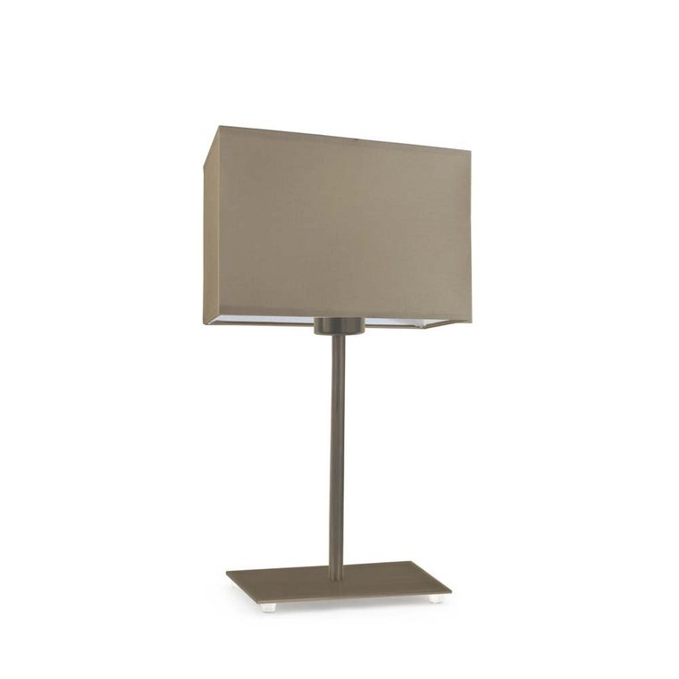 Lampka nocna LYSNE Amalfi, 60 W, E27, beżowa/złota, 40x20 cm