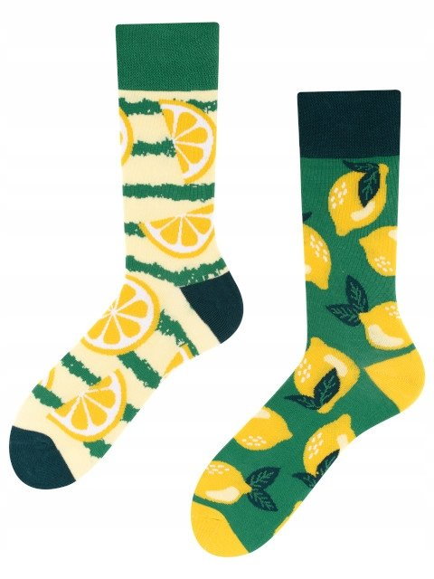 SKARPETKI Todo Socks Lemon Cytryny Owoce 35-38