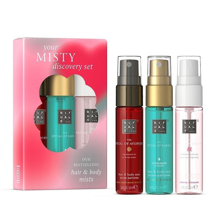 Rituals Mini Set Hair & Body Mist Discovery Trio - Zestaw podarunkowy ...