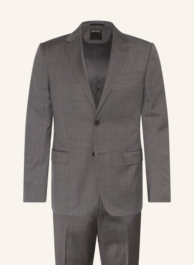 Zegna Garnitur Slim Fit grau