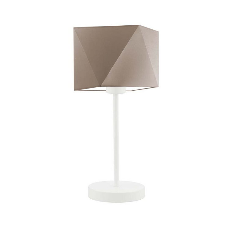 Lampka nocna LYSNE Wuhu, 60 W, E27, beżowa/biała, 43x23 cm