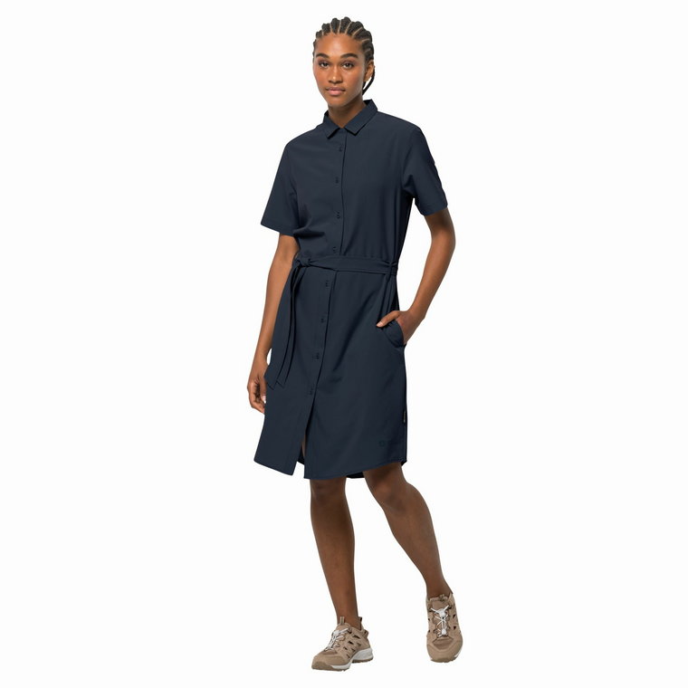 Sukienka Jack Wolfskin HOLIDAY MIDI DRESS night blue - XS