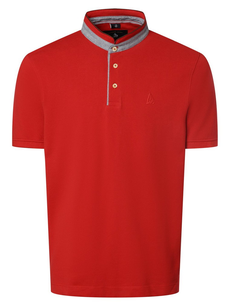 Andrew James Sailing - Męska koszulka polo, czerwony