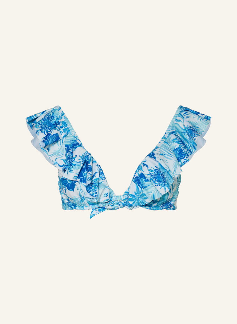 Vilebrequin Góra Od Bikini Z Fiszbinami Tahiti Flowers blau