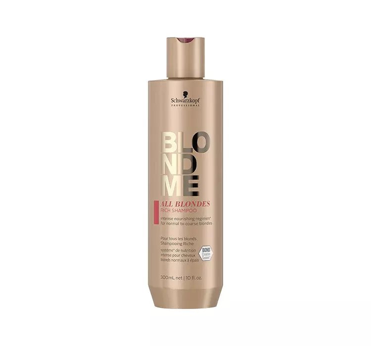 SCHWARZKOPF BLONDME ALL BLONDES RICH SZAMPON DO WŁOSÓW BLOND 300ML