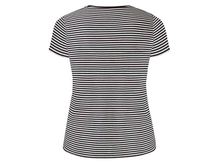 esmara T-shirt damski XXL, 2 sztuki (XL (48/50), Czarny/biały)