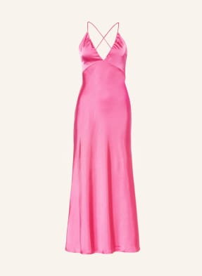 Neo Noir Sukienka Satynowa Jolly Z Wycięciami pink