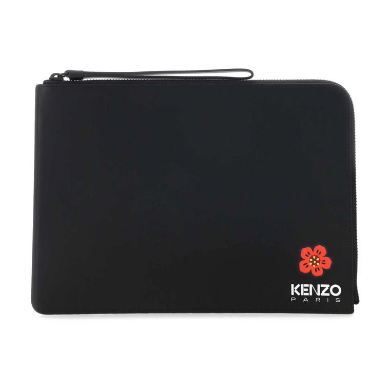 Skórzana Kopertówka z Logo Kenzo