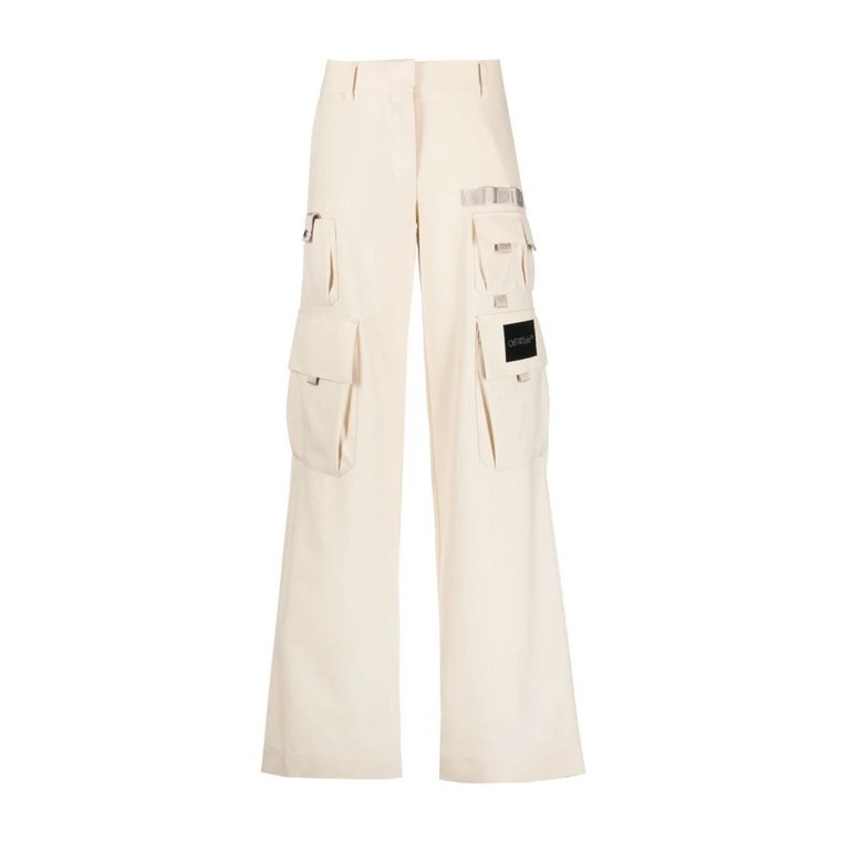 Wide Trousers Off White