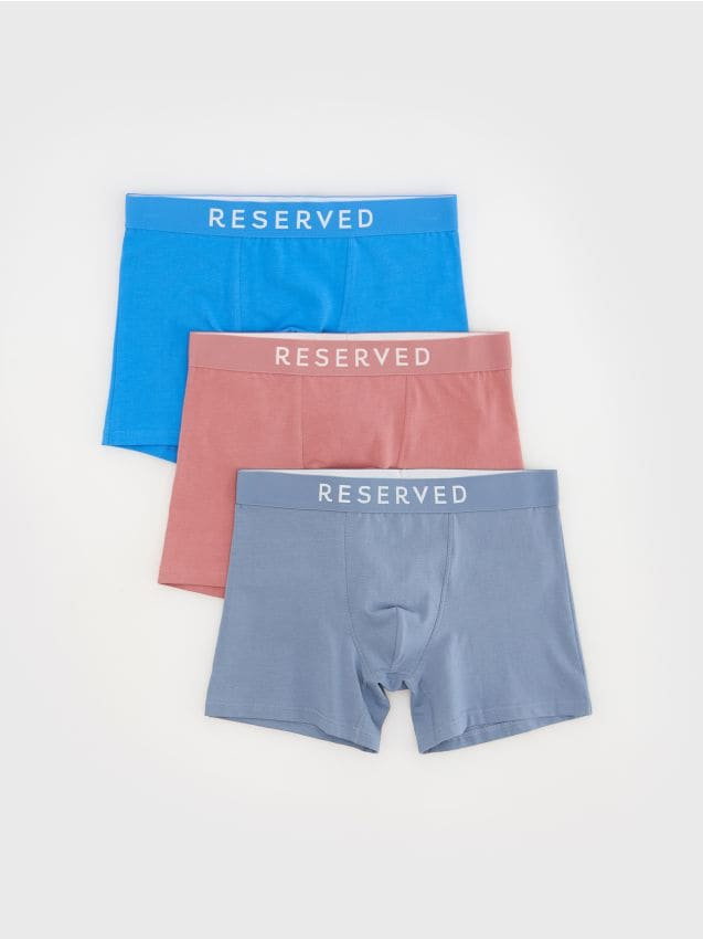 Reserved - 3 pack bokserek Long - miedziany