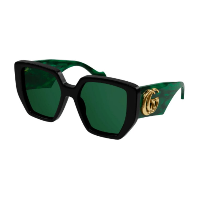 Oversize okulary przeciwsłoneczne Gg0956S-001 Czarne Gucci