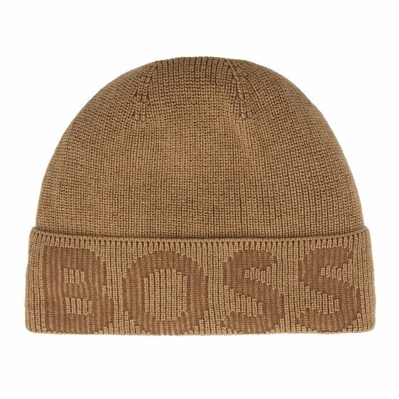 Boss Lamico Czapka z dzianiny medium beige