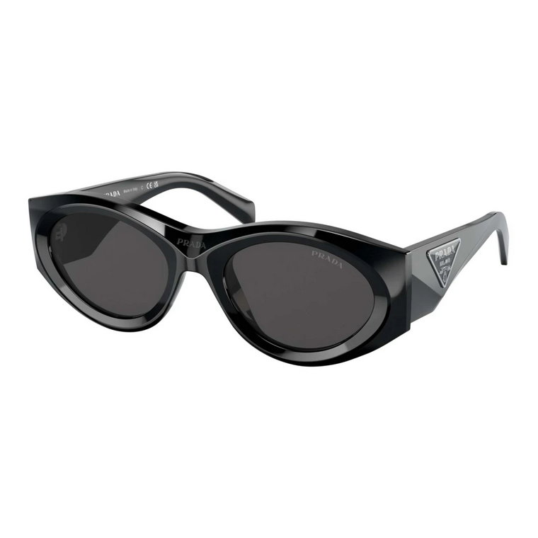 White/Dark Grey Sunglasses Prada