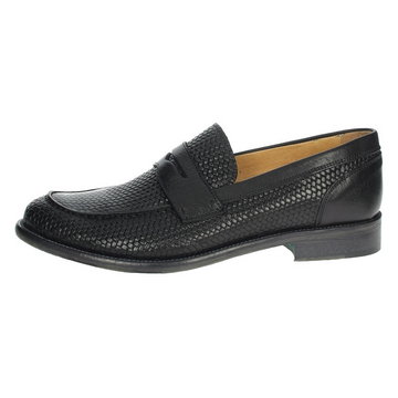 Exton, 3107 Mocassino shoes Czarny, male,