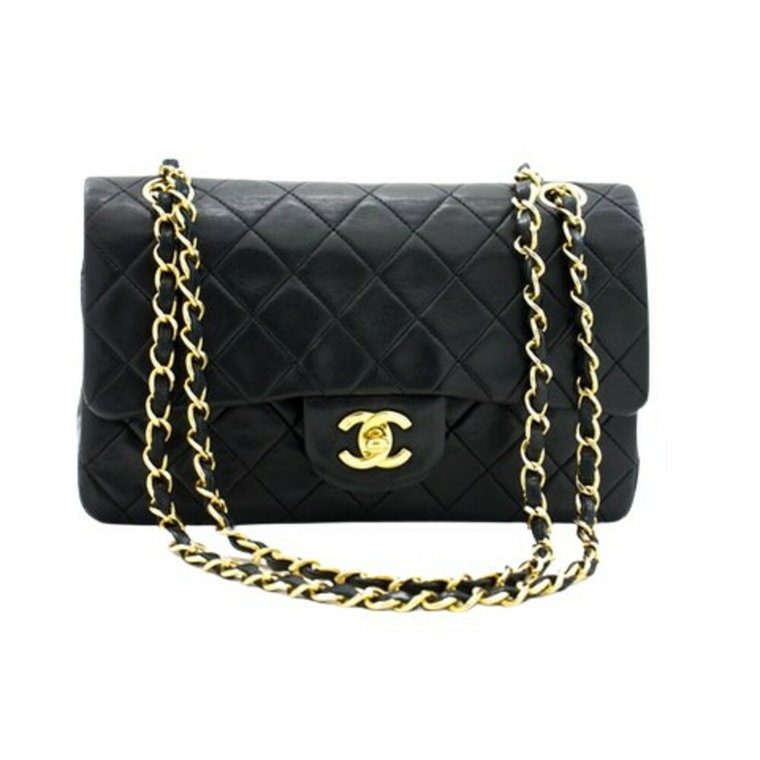 Pre-owned Leather Flap Bag Chanel Vintage