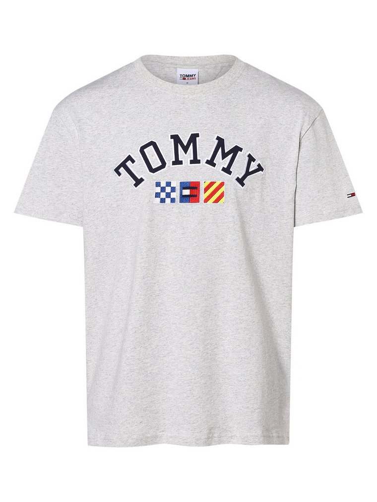 Tommy Jeans - T-shirt męski, szary