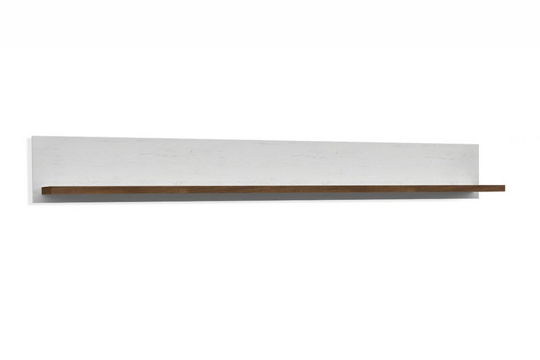 Półka do powieszenia 160 cm styl prowansalski biała LEMAS