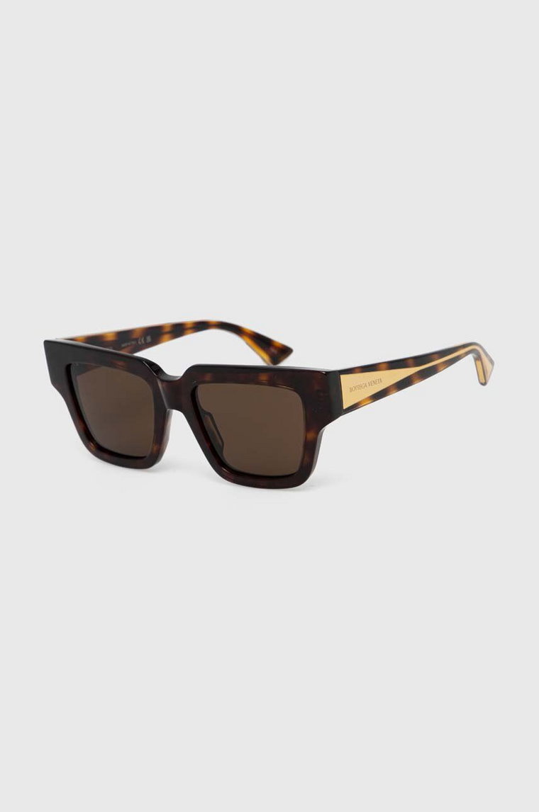 Bottega Veneta okulary przeciwsłoneczne damskie kolor brązowy BV1276S