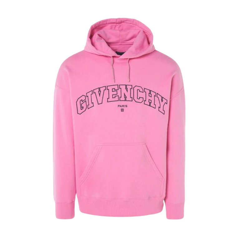 Różowy Sweter z Emblematem College`u Givenchy