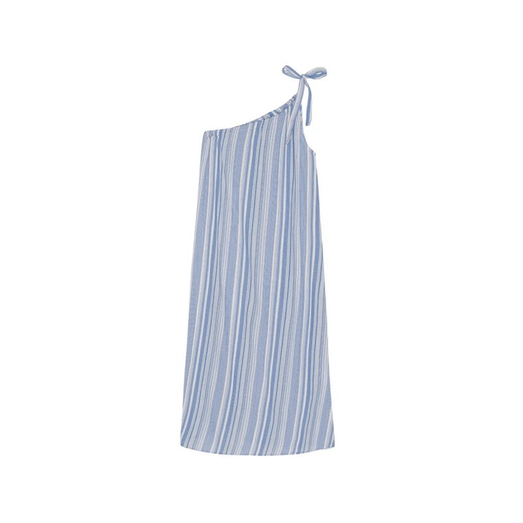 cassia dress blue stripe Moshi Moshi Mind