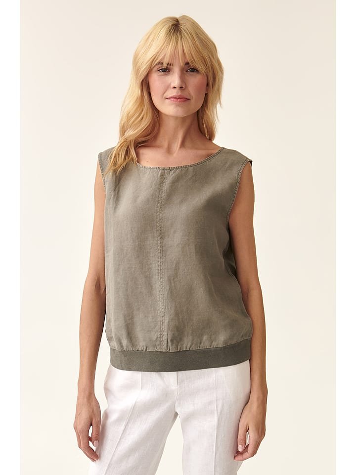 TATUUM Top w kolorze khaki