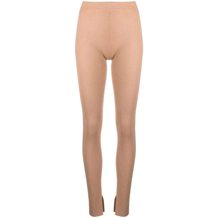 Beige Wool Blend Leggings Joseph