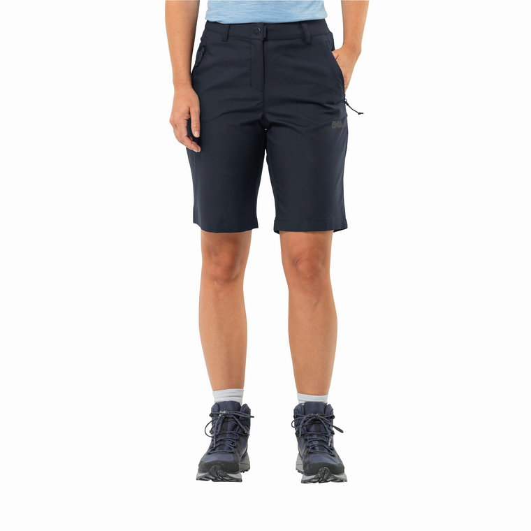 Damskie spodenki softshellowe Jack Wolfskin ACTIVE TRACK SHORTS W night blue - 36