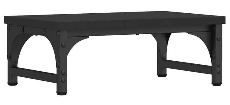 Czarna minimalistyczna nadstawka na biurko - Redgun 3X