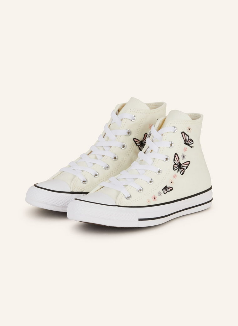 Converse Wysokie Sneakersy Chuck Taylor All Star Butterflies weiss