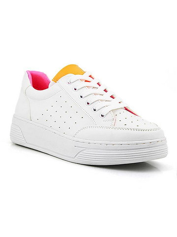 White Line Sneakersy w kolorze białym