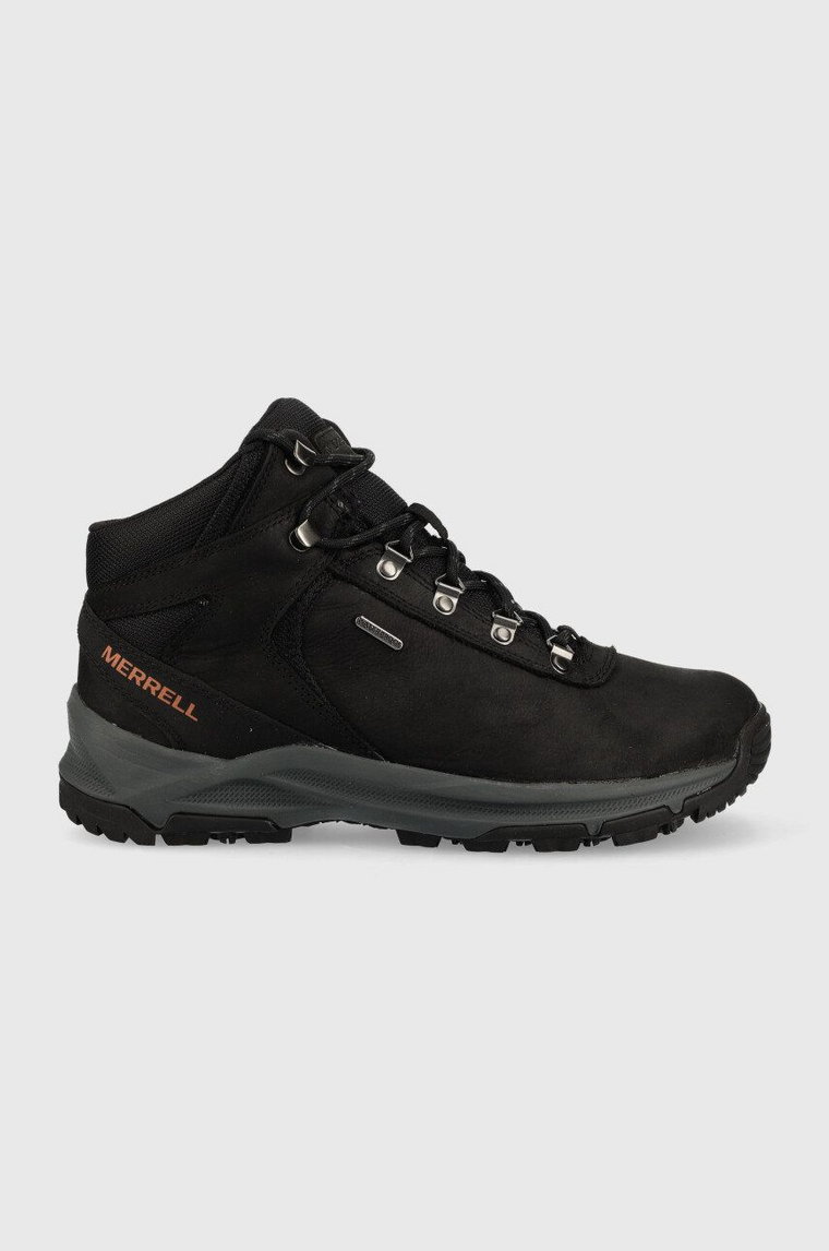 Merrell buty Erie Mid Leather Waterproof męskie kolor czarny